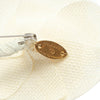 Chanel Canvas Camellia Brooch Secondhand