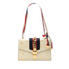 Gucci Small Calfskin Bee Star Web Sylvie Satchel Secondhand