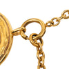 Chanel Gold Plated Rue Cambon Medallion Pendant Necklace Secondhand