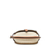 LOEWE Mini Bicolor Anagram Canvas and Smooth Calfskin Gate Crossbody Secondhand