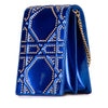 Dior Studded Patent Diorama Vertical Clutch Secondhand