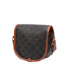 Celine Medium Triomphe Coated Canvas Folco Crossbody Secondhand