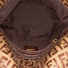 Fendi Zucchino Crystal Double Flap Bucket Bag Secondhand