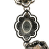 Gucci Crystal and Palladium Plated Drop Clip-On Earrings Secondhand