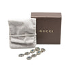 Gucci Crystal and Palladium Plated Drop Clip-On Earrings Secondhand