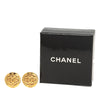 Secondhand Chanel Gold Plated CC Round Clip On Earrings