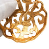 Chanel CC Gold Plated Filigree Brooch Secondhand