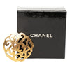 Chanel CC Gold Plated Filigree Brooch Secondhand
