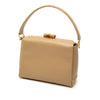 Gucci Grained Calfskin Bamboo Satchel Secondhand