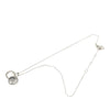 Dior Brass and Strass Double Pendant Charm Necklace Secondhand