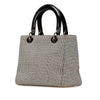Secondhand Dior Medium Canvas Houndstooth Lady Dior