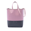 Celine Small Bicolor Grained Calfskin Vertical Cabas Tote Secondhand