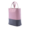 Celine Small Bicolor Grained Calfskin Vertical Cabas Tote Secondhand
