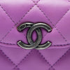 Chanel Mini CC Quilted Lambskin Trunk Like Box Crossbody Secondhand