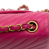 Chanel Mini Rectangular Classic Chevron Lambskin Single Flap Secondhand