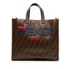 Fendi FILA Glazed Fabric FF 1974 Mania Shopping Tote Secondhand