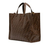 Fendi FILA Glazed Fabric FF 1974 Mania Shopping Tote Secondhand