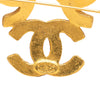 Chanel Gold Plated Triple CC Brooch Secondhand