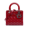 Dior Medium Patent Cannage Lady Dior Secondhand