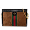 Gucci Small Suede Web Ophidia Chain Crossbody Secondhand