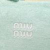 Miu Miu Terry Cloth Logo Handbag Secondhand