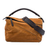 LOEWE Large Suede Puzzle Satchel Secondhand