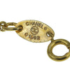 Chanel Gold Plated CC Pendant Chain Necklace Secondhand