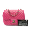 Chanel Mini Square Classic Chevron Lambskin Single Flap Secondhand