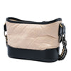 Chanel Small Bicolor Quilted Aged Calfskin Gabrielle Hobo Secondhand