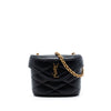 Saint Laurent Micro Quilted Lambskin Monogram June Box Vanity Bag Secondhand