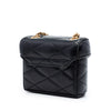 Saint Laurent Micro Quilted Lambskin Monogram June Box Vanity Bag Secondhand