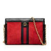 Gucci Small Suede Web Ophidia Chain Crossbody Secondhand