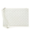 Bottega Veneta Leather Intrecciato Clutch Secondhand