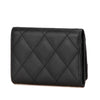 Secondhand Chanel Lambskin Cambon Ligne Card Holder