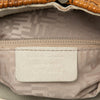 Ferragamo Leather and Wicker Shoulder Bag Secondhand