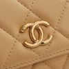 Chanel CC Quilted Lambskin Faux Pearl Top Handle Flap Secondhand