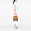 LOEWE Tricolor Leather Anagram Oro Handbag Secondhand