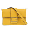 Fendi Micro Leather Flat Baguette Crossbody Secondhand