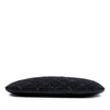 Secondhand Chanel Large Quilted Tweed and Lambskin Camellia O Case Clutch