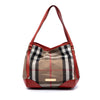 Burberry Small House Check Canvas Bridle Canterbury Tote Secondhand