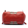 Burberry Small House Check Canvas Bridle Canterbury Tote Secondhand
