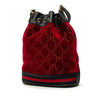Gucci GG Velvet Web Bucket Secondhand