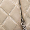 Chanel Quilted Metallic Distressed Lambskin CC Crystal Flap Secondhand