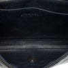 Chanel CC Quilted Patent Striated Flap Clutch with Chain Secondhand