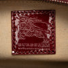 Burberry Small Nova Check Coated Canvas Hearts Hernville Hobo Secondhand