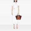 Celine Micro Bicolor Calfskin Luggage Tote Secondhand