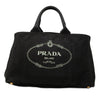 Prada Large Canvas Canapa Logo Satchel Secondhand