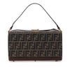 Fendi Zucca Canvas Push Lock Box Handbag Secondhand