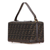 Fendi Zucca Canvas Push Lock Box Handbag Secondhand