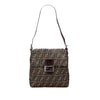 Fendi Zucca Canvas Shoulder Bag Secondhand